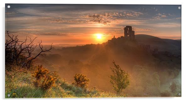 Corfe Acrylic by Andrew Bannister