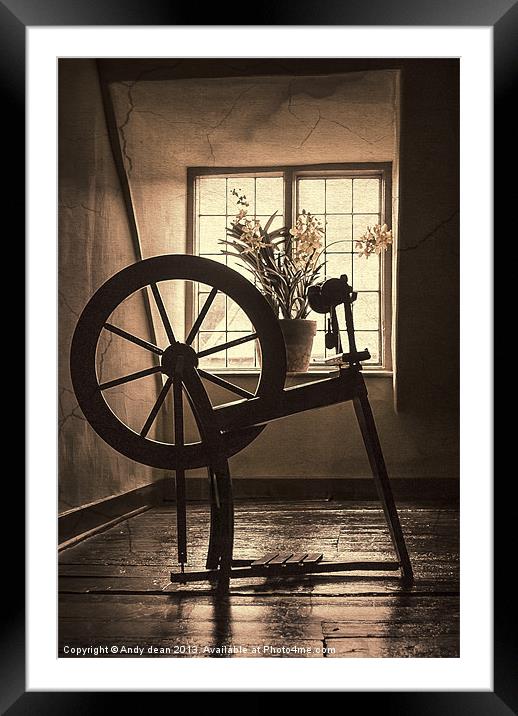 Spinning Jenny Framed Mounted Print by Andy dean