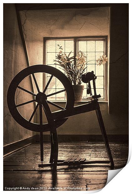 Spinning Jenny Print by Andy dean