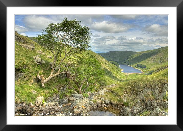 Haweswater from Small Water Beck Framed Mounted Print by Pete Lawless