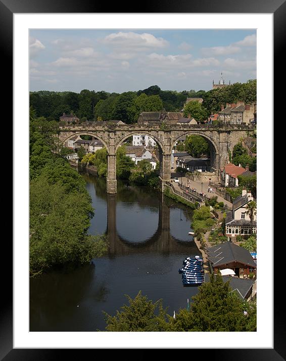 Knaresborough Viaduct Framed Mounted Print by Paul Watson