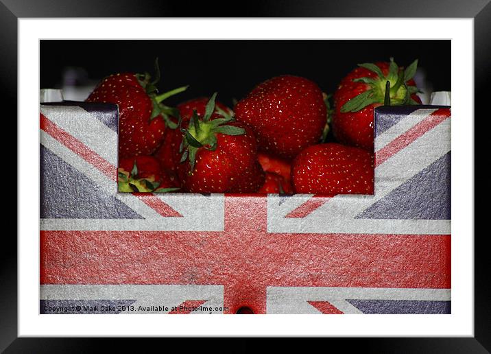 Eat British Framed Mounted Print by Mark Cake