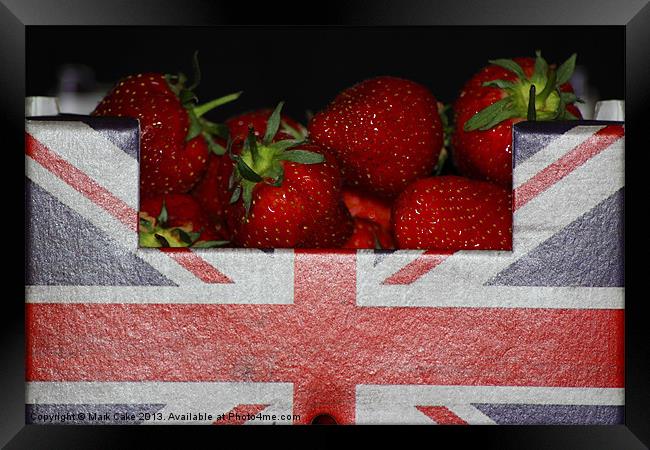 Eat British Framed Print by Mark Cake