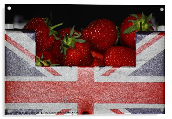 Eat British Acrylic by Mark Cake