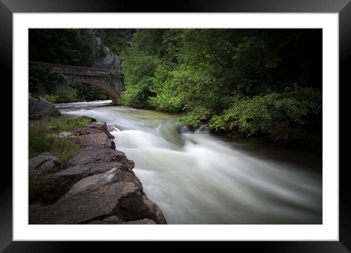 Go with the flow. Framed Mounted Print by David Hare