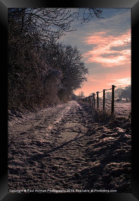 A winter Walk Framed Print by Paul Holman Photography