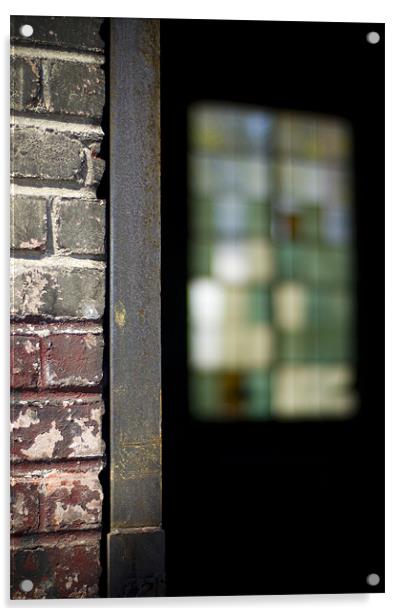 Brick and Window Acrylic by Jessica Berlin