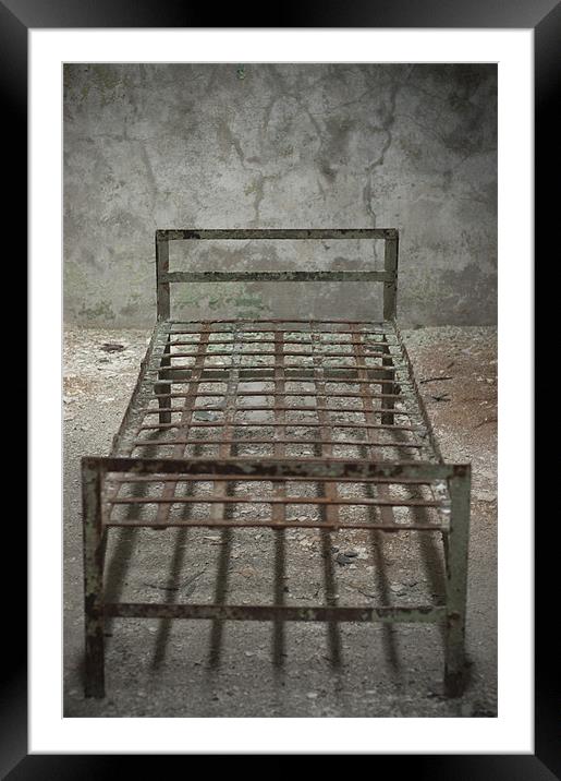 Prison Bed Framed Mounted Print by Jessica Berlin