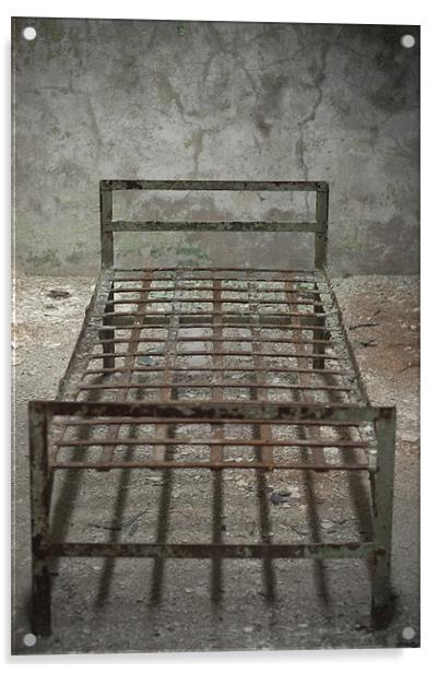 Prison Bed Acrylic by Jessica Berlin