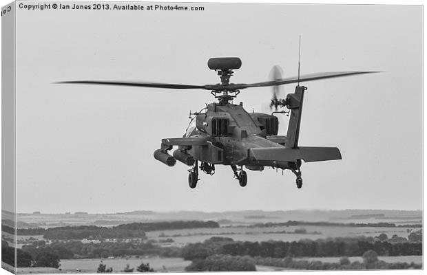 Apache on the prowl Canvas Print by Ian Jones
