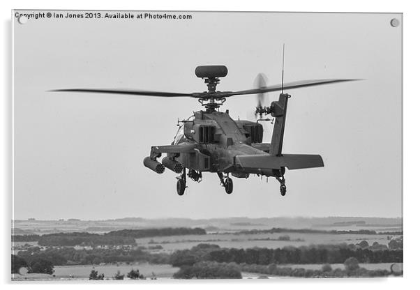 Apache on the prowl Acrylic by Ian Jones