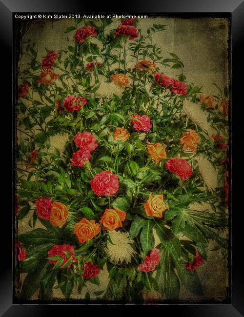 Church Flowers Framed Print by Kim Slater
