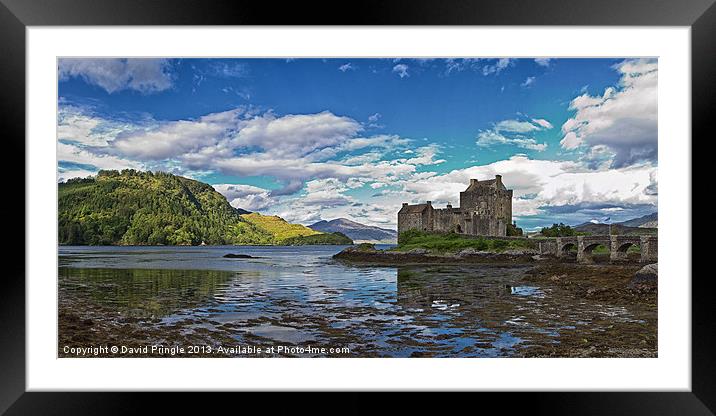 Eilean Donan Castle Framed Mounted Print by David Pringle