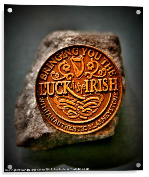 The Luck Of The Irish Acrylic by Sandra Buchanan