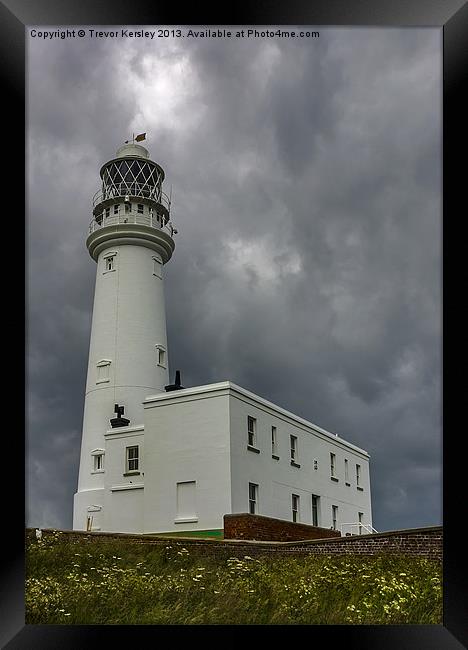 The Lighthouse Framed Print by Trevor Kersley RIP