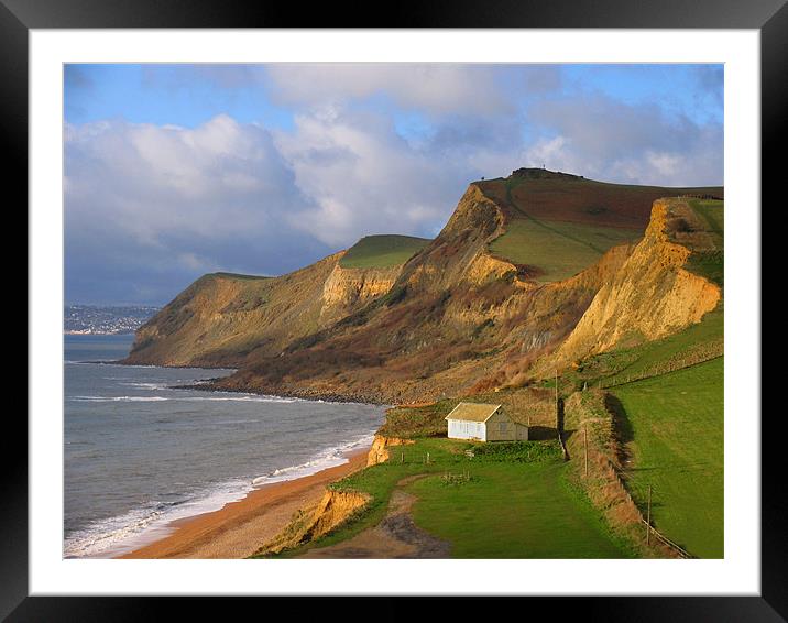 Eype Beach, Dorset, UK Framed Mounted Print by Colin Tracy