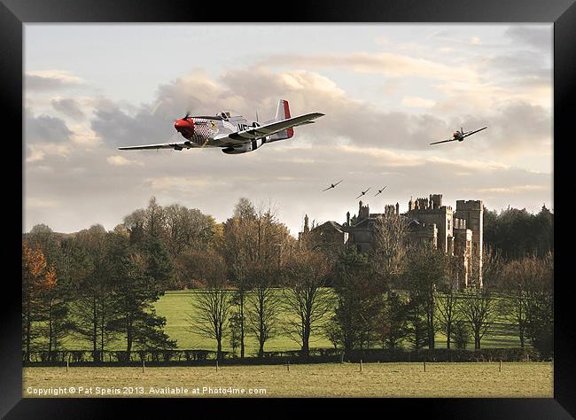 P51 Mustang - Wake-up Call Framed Print by Pat Speirs