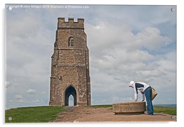 Glastonbury Tor. Acrylic by John Morgan