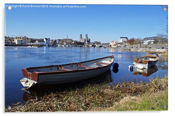 River Shannon at Athlone Acrylic by David Birchall