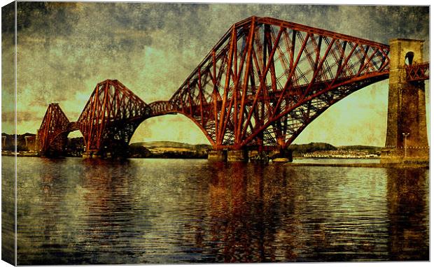 forth rail bridge Canvas Print by dale rys (LP)