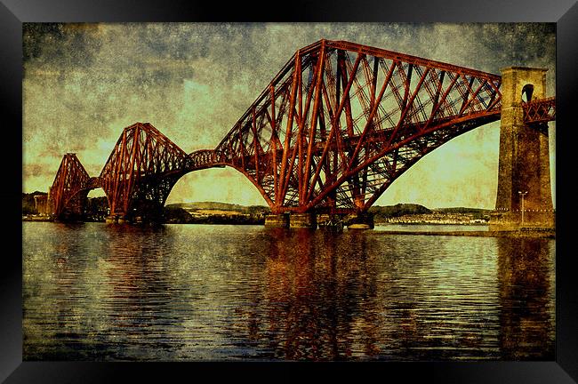 forth rail bridge Framed Print by dale rys (LP)