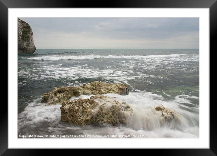 Freshwater Bay Rock 1 Framed Mounted Print by James Ward