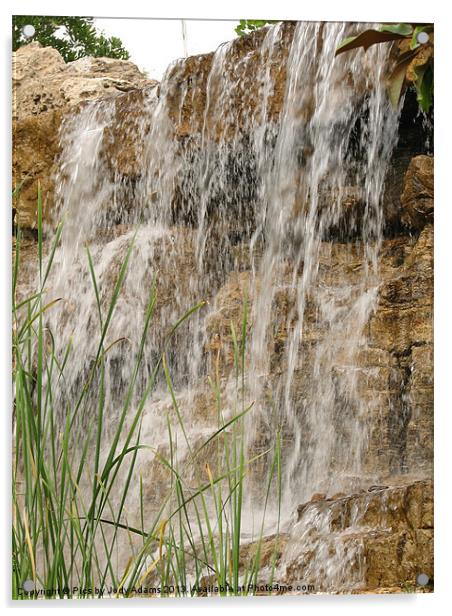 The Waterfall Acrylic by Pics by Jody Adams