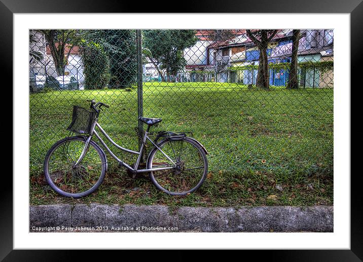 Taking it easy Framed Mounted Print by Perry Johnson