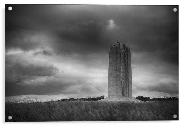 Canadian Memorial - Vimy Ridge Acrylic by Nigel Jones