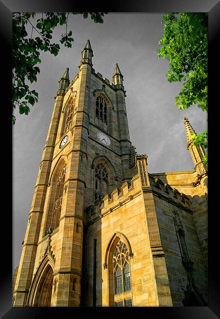 St Marys Church, Bramall Lane,Sheffield Framed Print by Darren Galpin