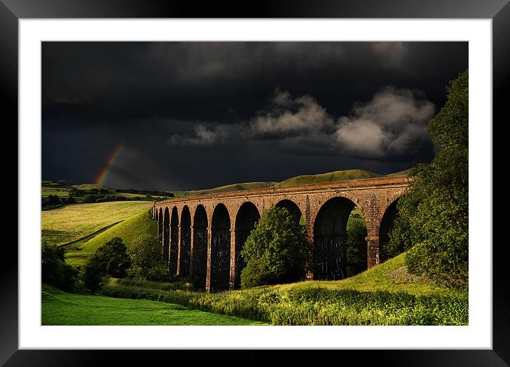 Beck side viaduct Framed Mounted Print by Robert Fielding