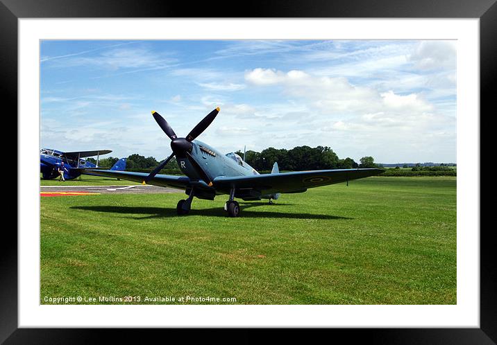 Supermarine Spitfire PR.XI Framed Mounted Print by Lee Mullins