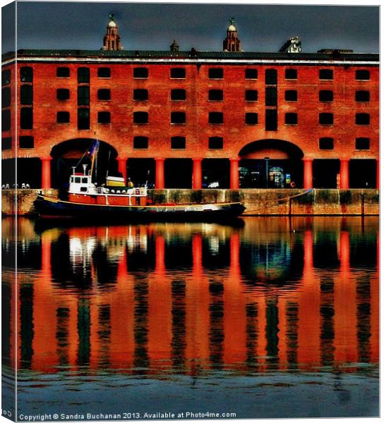 Albert Dock Liverpool Canvas Print by Sandra Buchanan