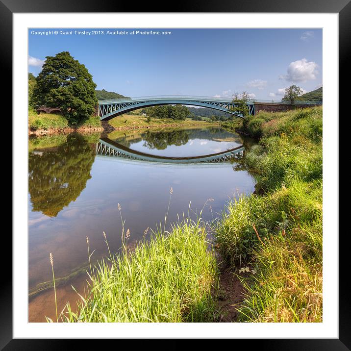 The River Wye at Bigsweir Framed Mounted Print by David Tinsley