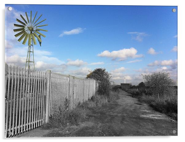 Wind Acrylic by Colin Richards