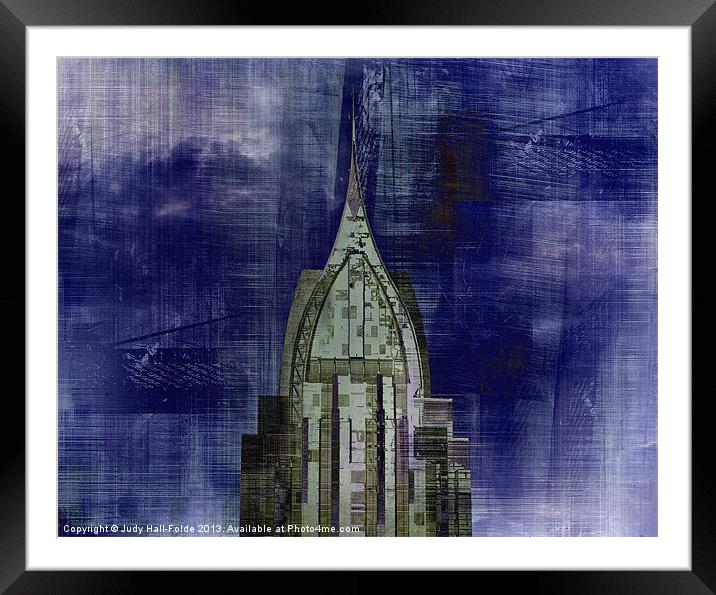 Abstract Architecture Framed Mounted Print by Judy Hall-Folde