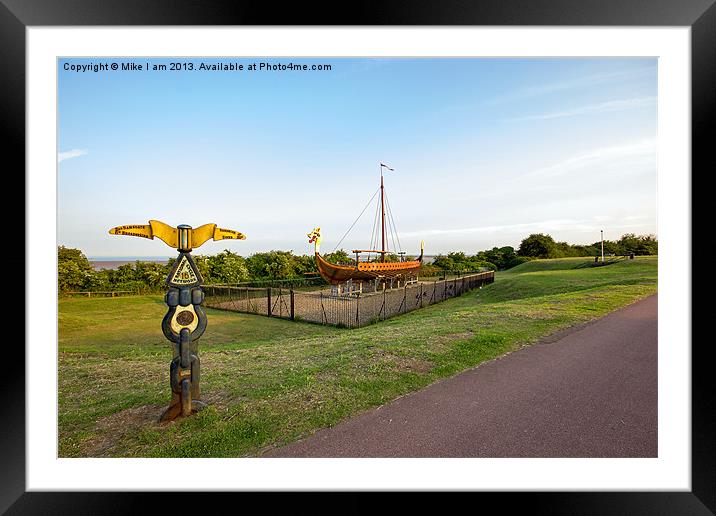 Viking ship in Ramsgate Framed Mounted Print by Thanet Photos