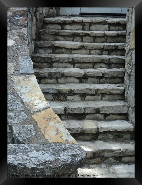 The Stone Steps Framed Print by Pics by Jody Adams