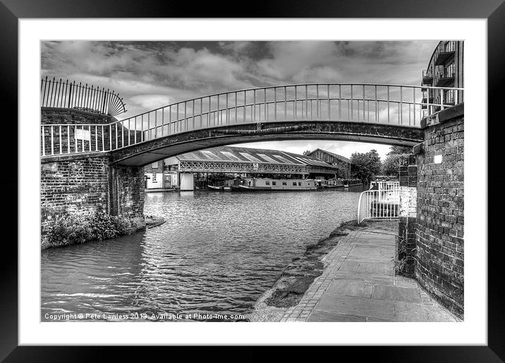 Chester Urban Waterways Series Framed Mounted Print by Pete Lawless