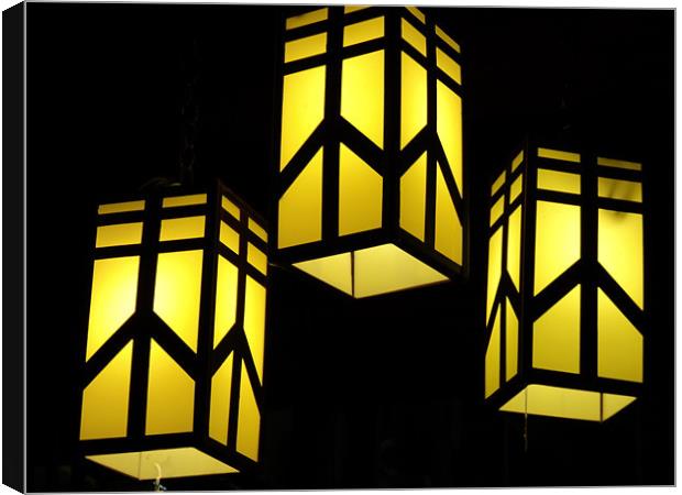 Lanterns Canvas Print by Pics by Jody Adams