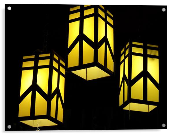 Lanterns Acrylic by Pics by Jody Adams
