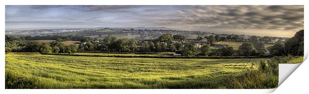 Narbeth Panoramic Print by Simon West