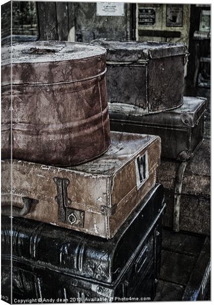 Left luggage Canvas Print by Andy dean