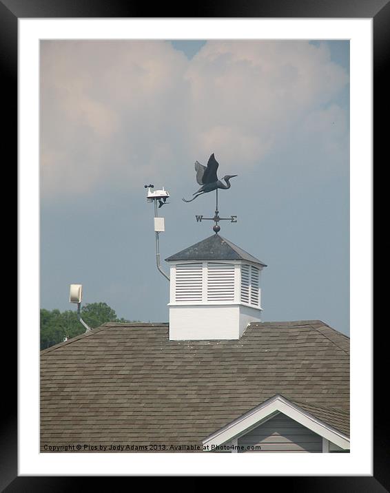 Weathervane Framed Mounted Print by Pics by Jody Adams
