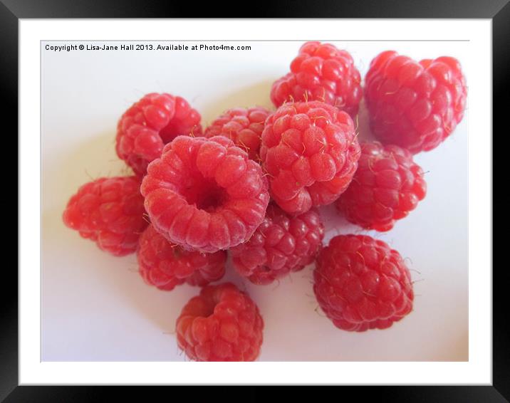 The Raspberries Framed Mounted Print by Lee Hall