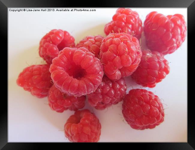 The Raspberries Framed Print by Lee Hall