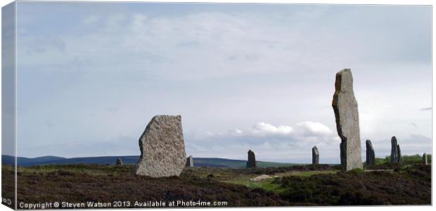At Brodgar 2 Canvas Print by Steven Watson