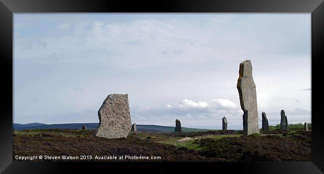 At Brodgar 2 Framed Print by Steven Watson