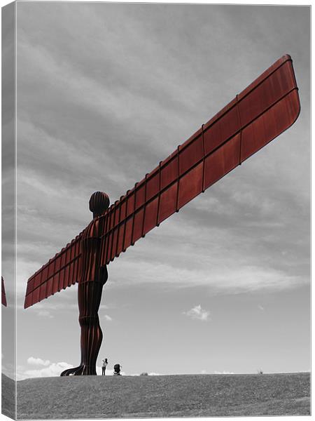 Angel of the North Canvas Print by Jim Bryce