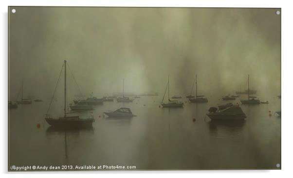 Mist at dawn Acrylic by Andy dean